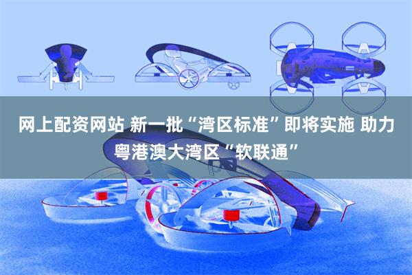 网上配资网站 新一批“湾区标准”即将实施 助力粤港澳大湾区“软联通”