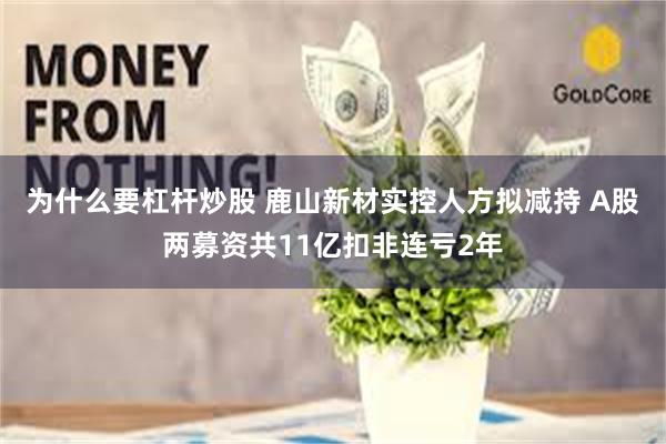 为什么要杠杆炒股 鹿山新材实控人方拟减持 A股两募资共11亿扣非连亏2年